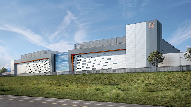 DataBank's SLC6 (Granite Point) Data Center in Bluffdale, Utah, US: A state-of-the-art facility supporting edge computing and data processing. Image provided by DataBank.