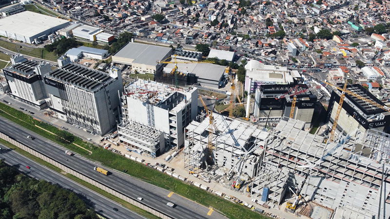 Scala Data Centers (Tambore Campus, Barueri, San Paulo): Once completed, Tambore Campus will be the largest data center in Latin America, powered by Brazilian hydro energy for sustainable operations. Image by Scala Data Centers.
